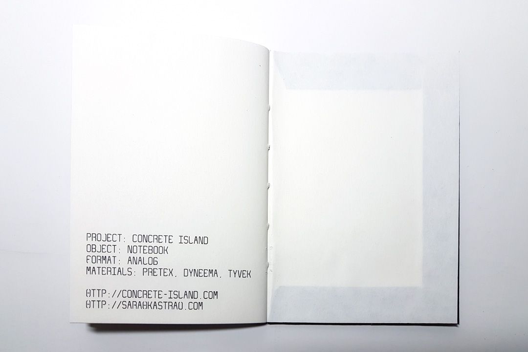 Concrete Island (Outdoor Notebook), 2021